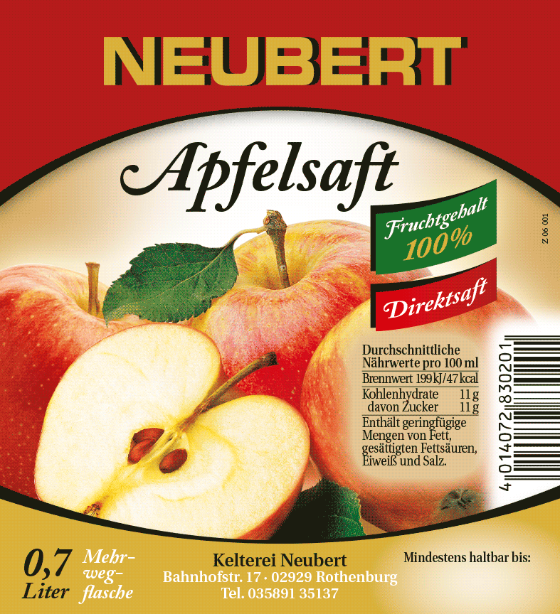 Apfelsaft klar