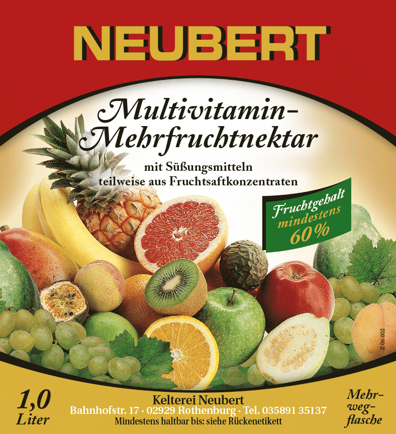 Multivitamin-Mehrfruchtnektar