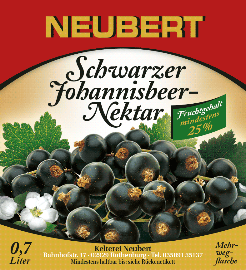 Schwarzer Johannisbeer-Nektar
