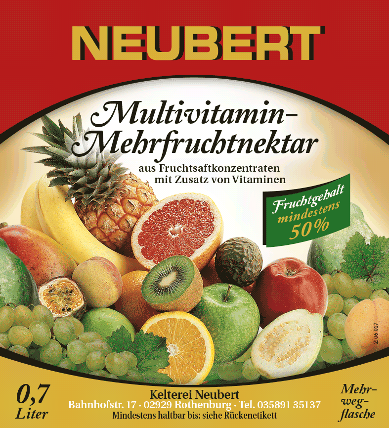 Multivitamin-Mehrfruchtnektar