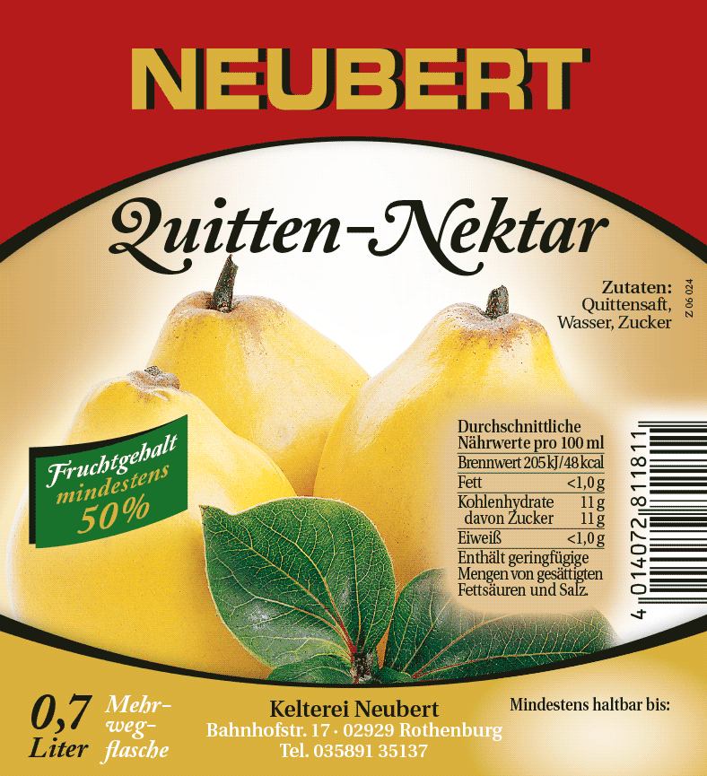 Quitten-Nektar