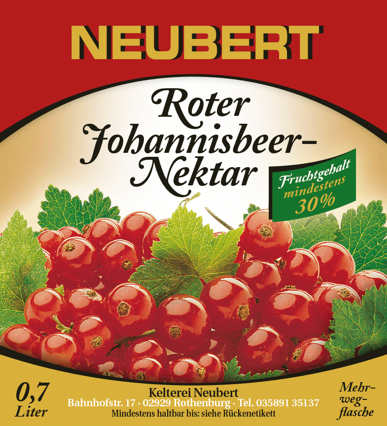 Roter Johannisbeer-Nektar