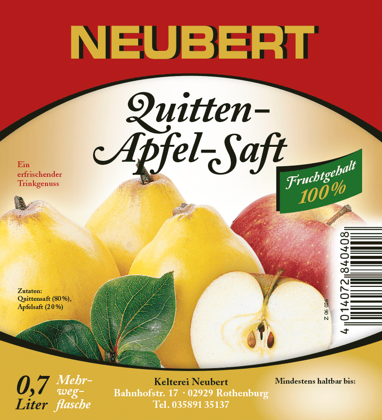 Quitten-Apfelsaft