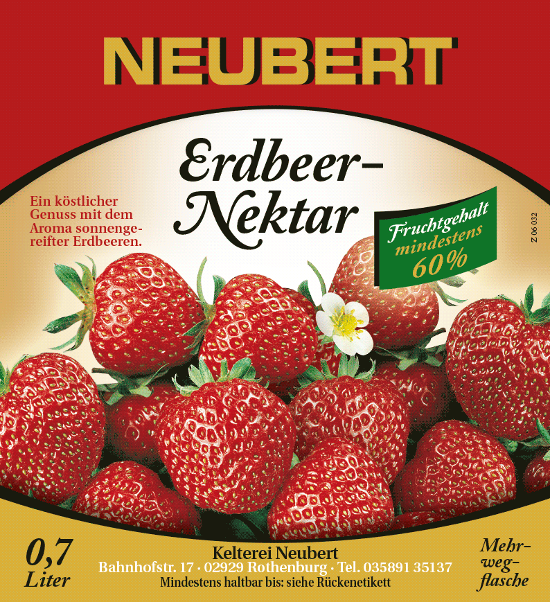 Erdbeer-Nektar
