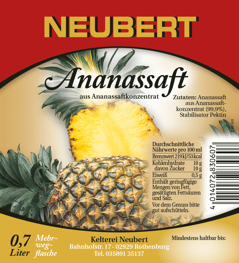 Ananassaft