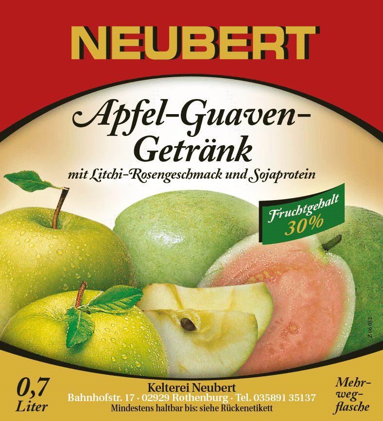 Apfel-Guaven-Getränk