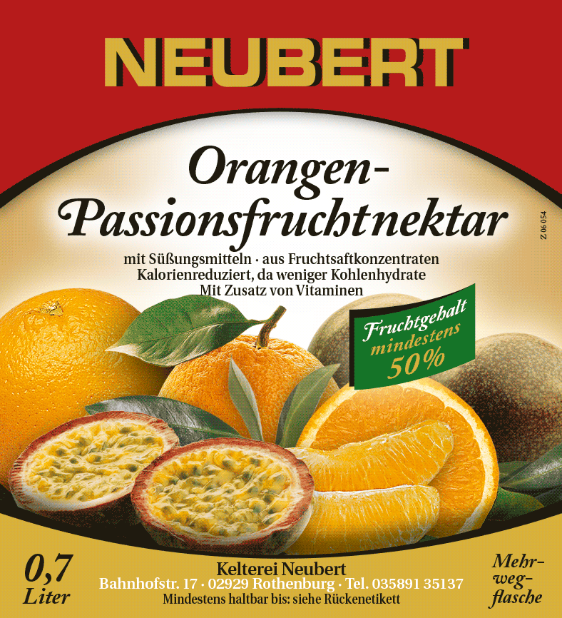 Orangen-Passions­frucht-Nektar