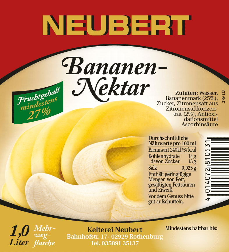 Bananen-Nektar